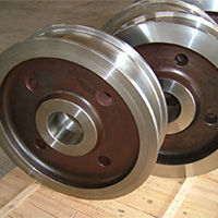 Visual of ASTM 1060 Jetty Port Forged Crane Wheel (OD1040)