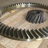 Illustration of Spiral bevel gear