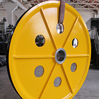 Snapshot of Shot of Container Crane Full Forged Pulley for Construction Engineering Industry